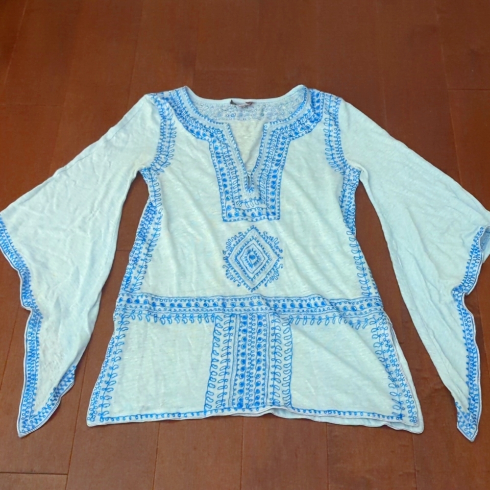 NWOT CALYPSO  Tunic Top Boho Beautiful